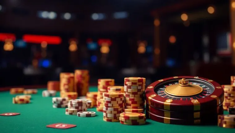 Texas Hold'em Poker Table at sz777